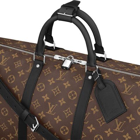 Сумка мужская Louis Vuitton Keepall канва Monogram Macassar (размерный ряд - 55/50/45)