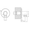 Gessi 63469#149 Шланговое подсоединение, цвет Finox