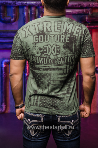 Xtreme Couture | Футболка мужская Pride &amp; Glory X1778 от Affliction спина