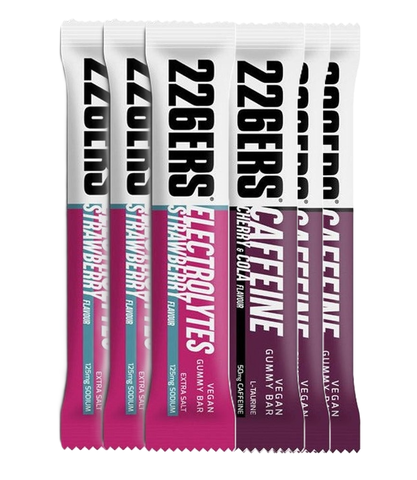 Набор энергетических мармеладных батончиков 226ERS Vegan Gummy Bar вишневая кола-клубника