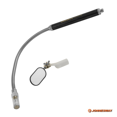 Jonnesway AG010035 Захват магнитный гибкий с зеркалом и подсветкой., L- 445 мм 47021