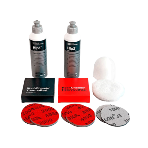 Koch Chemie Headlight Polish Set - Набор для полировки фар.