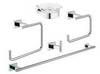 GROHE Essentials Cube 40758001 Комплект аксессуаров для ванной