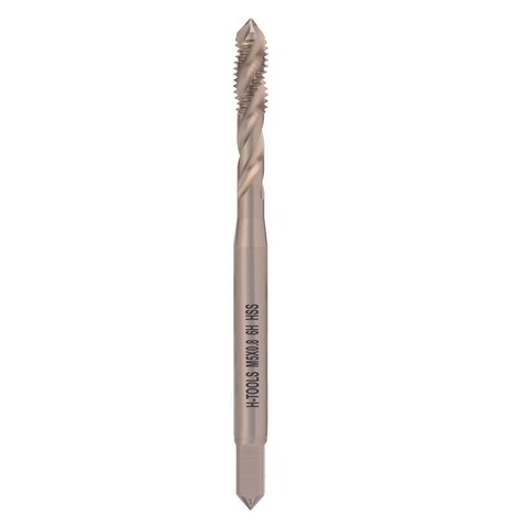Метчик М 5,0х0,8 (Машинный, винт.) DIN371 HSS-G 6h C/2-3P R35 75мм a=4,9 H-Tools 501100-C2-0050