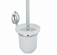 WasserKRAFT Weser K-8627C Туалетный ершик, цвет: хром фото