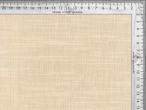 Имитация льна СТИЧ из поликоттона - бежевый