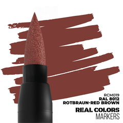 Акриловый маркер AK RAL 8012 ROTBRAUN-RED BROWN