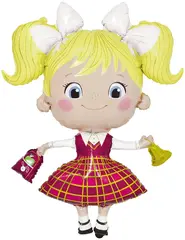 Фигура гелиевая Школьница Ученица Девочка
