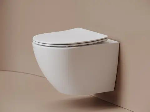 Ceramica Nova Метрополь (Metropol) CN4002TMW Подвесной унитаз Торнадо безоободковый белый матовый