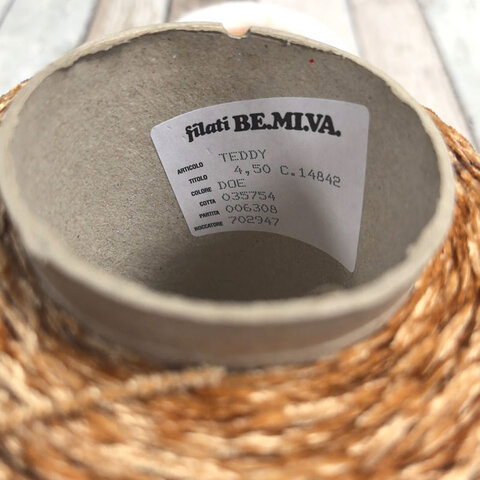 Вискозный велюр BE MI VA / TEDDY 450 карамель