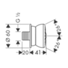 Hansgrohe Bodyvette 28467000 Душ боковой