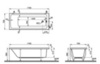 Vitra Neon 52530001000 Ванна акриловая 170x70