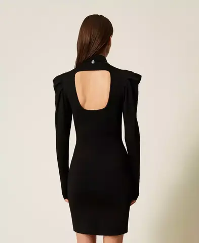 TWINSET Платье из вискозы с открытой спинкой