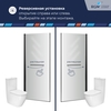 RGW 020810307-24c Душевая дверь 70*195 RGW PA-103-B Чёрный/Матовое/6 мм (Хим)