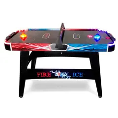 Игровой стол - аэрохоккей «Лед и пламя» 4ф (137,2 х 68,5 х 79 см)
