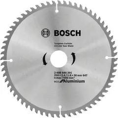 Пильный диск ECO ALU/MULTI 210X30-64T BOSCH 2608644391