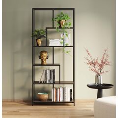 Стеллаж Loftie Black 77x185 см