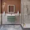 BelBagno KRAFT 39-700/390-2C-SO-VO База под раковину подвесная с фрезерованными ручками по всей длине фасада с 2 выкатн. ящ., Еловый Мат.,700x395x500