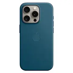Тканевый чехол с поддержкой MagSafe Apple FineWoven Case для iPhone 15 Pro, Pacific Blue (Тихоокеанский синий)