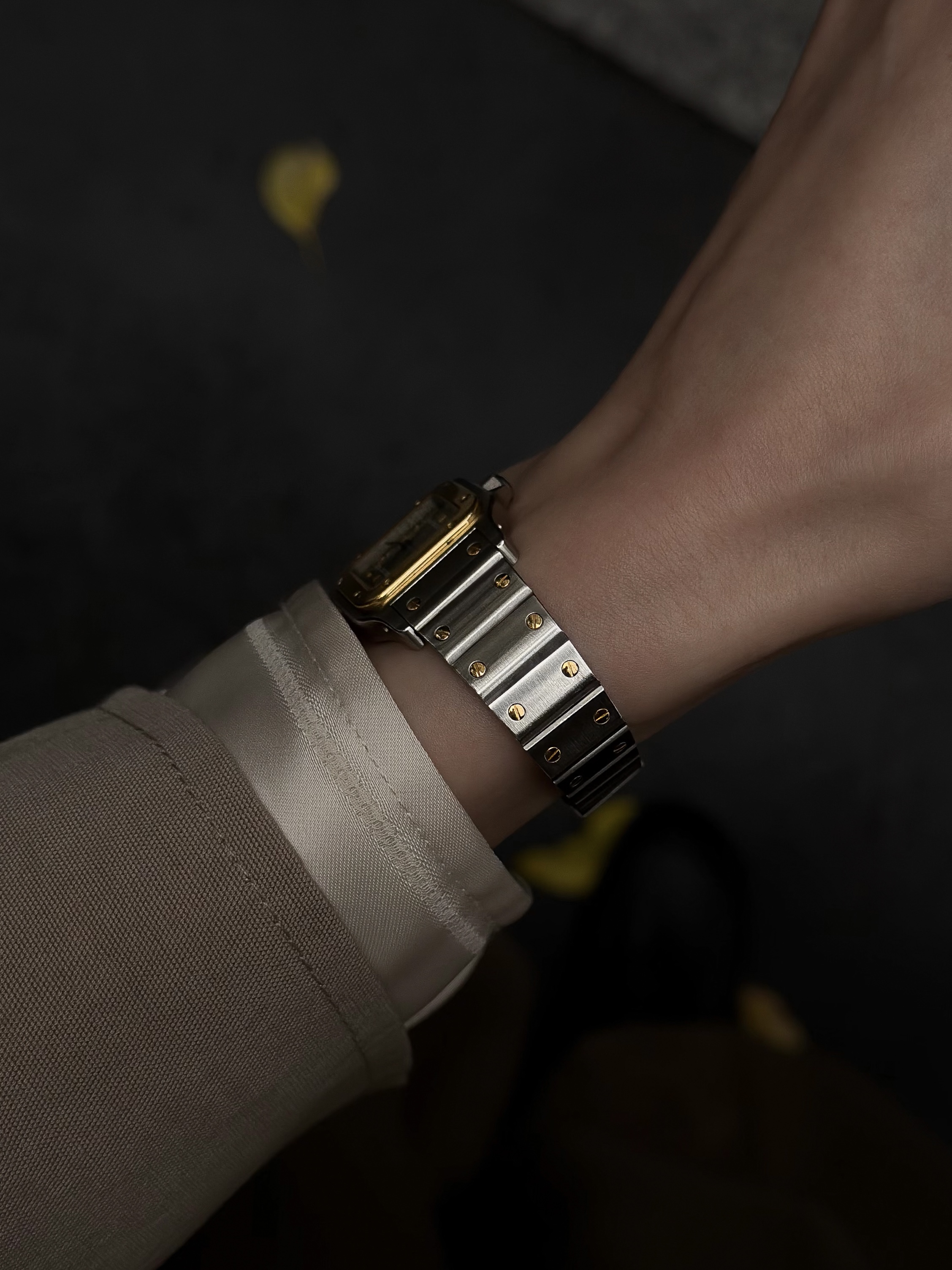 Редкие винтажные часики Cartier Santos — фото 3