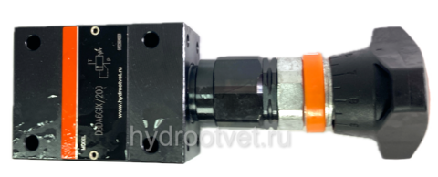 Фото DBDA6G1X/200 - Предохранительный клапан прямого управления Ду6, давление регулировки до 200 бар, тип монтажа - резьбовой, элемент регулировки A = рукоятка с ключом