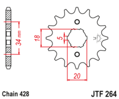 Звезда ведущая JTF264 17
