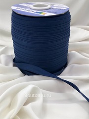Косая бейка хлопок №052 темно-синяя GAMMA GK-15C 14-15 мм