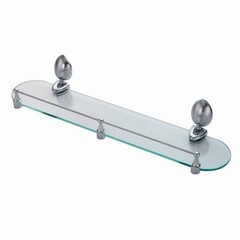 WasserKRAFT Weser K-8644 Полка косметическая, цвет: хром фото