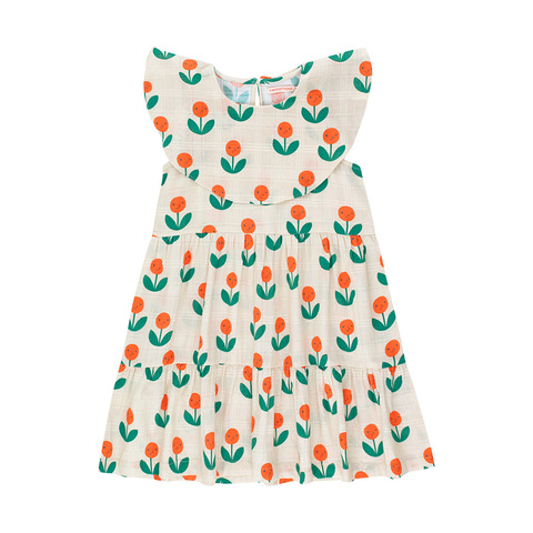 Платье Tinycottons Peonies Frills