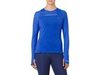 Asics Lite Show Long Sleeve рубашка беговая женская синяя - 1