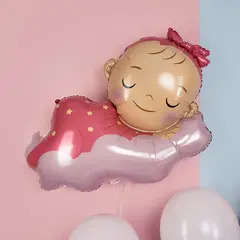 Шар гелиевый Малышка Девочка на облаке