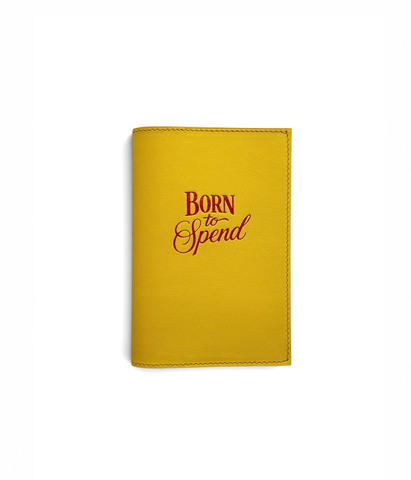 Обложка для паспорта YELLOW (BORN TO SPEND)