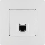 ETIKA Розетка компьютерная RJ45 категория 5Е UTP 6722411 белый LEGRAND — фото 3