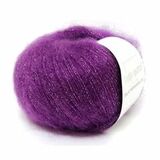 Пряжа Lana Gatto Silk Mohair Lux 30112 фиолетовый