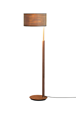 Фото: Напольный светильник Nomon AUTUMN FLOOR Walnut/Gold - основной вид