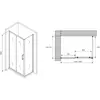 Abber Schwarzer Diamant AG30130B-S75B Душевой уголок, цвет: чёрный