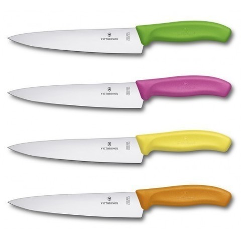 Нож Victorinox разделочный, зелёный (6.8006.19L4B)