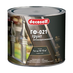 Пуфас грунт ГФ-021 красно-коричневая Decoself (1.9кг)