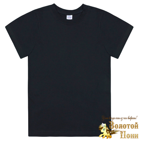 Футболка хлопок однотонная (4-8/8-12) 220722-BK0165F/0166F.4