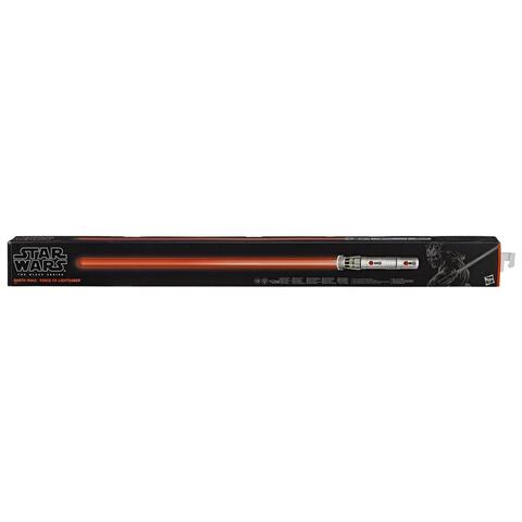 Световой меч (реплика) SW Black Series Darth Maul Force FX красный