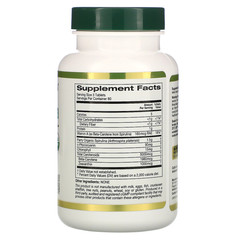 California Gold Nutrition, органическая спирулина, 500 мг, 240 таблеток