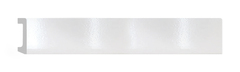 Плинтус напольный Decomaster D235-114 80х17х2400мм белый глянец