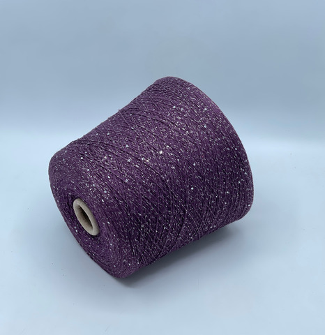 Luxury Selection by Ri.Go, Glow, 620м. 87% Хлопок,7% Полиэстер(Люрекс), 6%Пайетки, Черника(210/512),40317