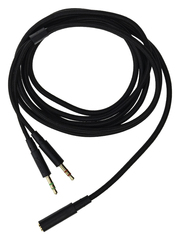 Аудиокабель для игровых наушников HyperX Cloud II, Cloud Flight, HyperX, Alpha, Core, Cloud Mix