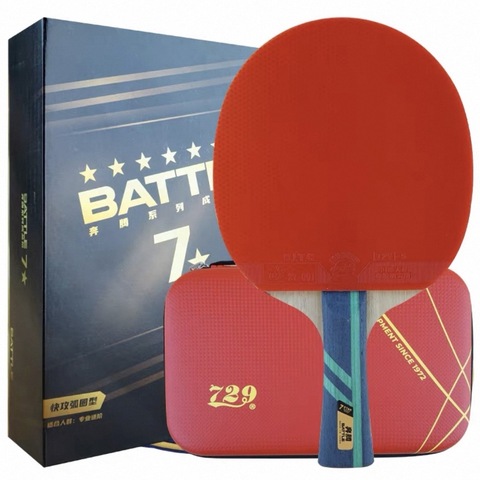 Ракетка для настольного тенниса 729 BATTLE 7 STAR с чехлом