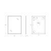 BelBagno SPC-AL-1000-800 NERO Зеркало, цвет: чёрный