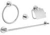 GROHE Essentials 40776001 Комплект аксессуаров для ванной