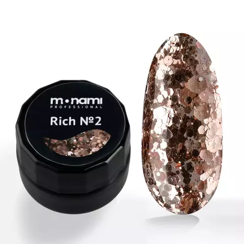 Monami Гель-лак Rich №2, 5 г РА