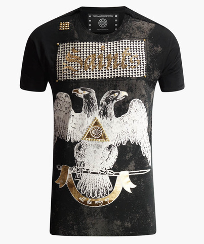 The Saints Sinphony | Футболка мужская 2 HEADED BIRD GOLD TS2740 перед