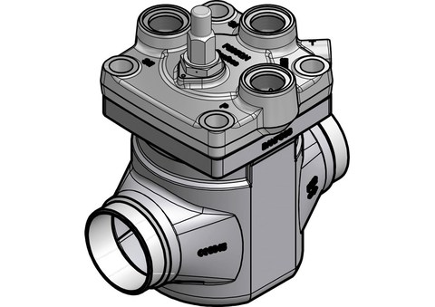Пилотный клапан ICS3 65 Danfoss 027H6030 стыковой шов